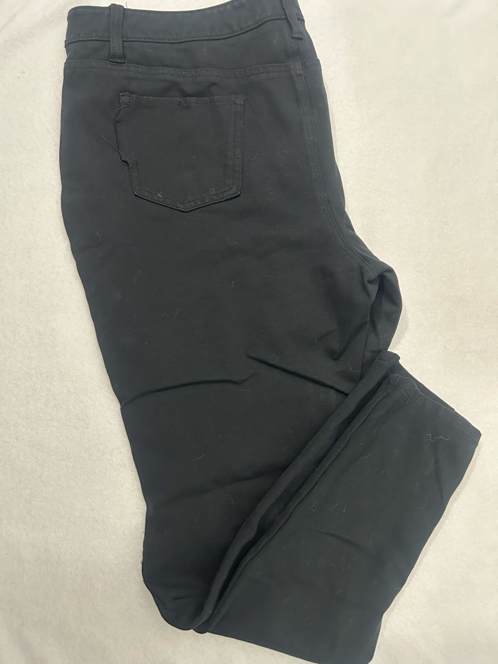 Ava & Viv Black High-Rise Ponte Pants